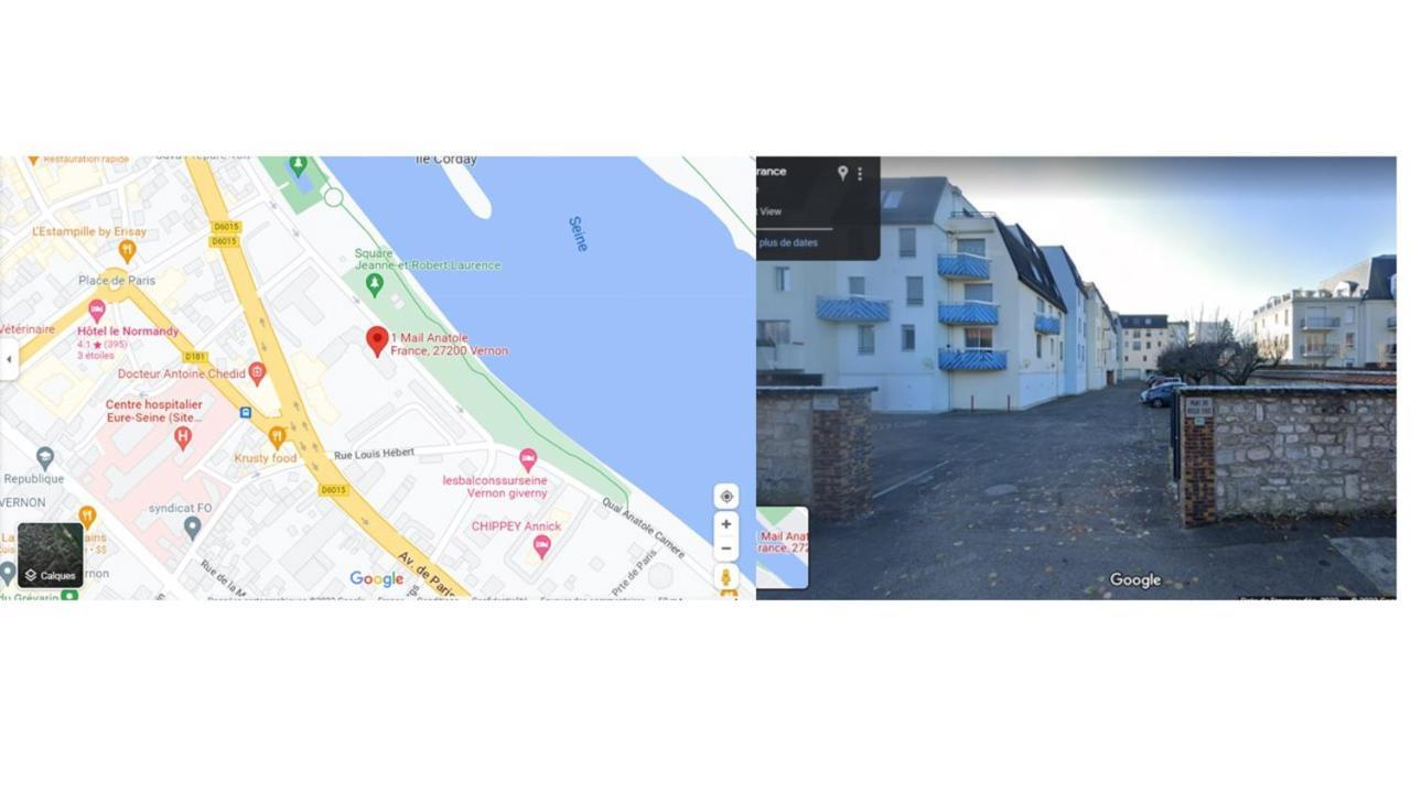 Appt Cosy Coeur Historique+Park, 5Mn Gare Vernon Vernon  Εξωτερικό φωτογραφία